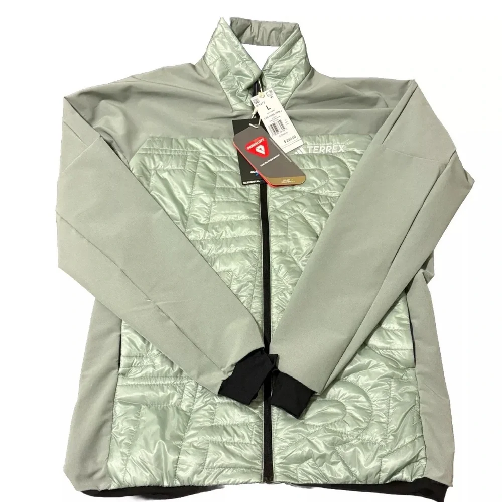 ADIDAS Terrex Jacket Men’s Large Green  Prima Hiking Senderismo‎  $200